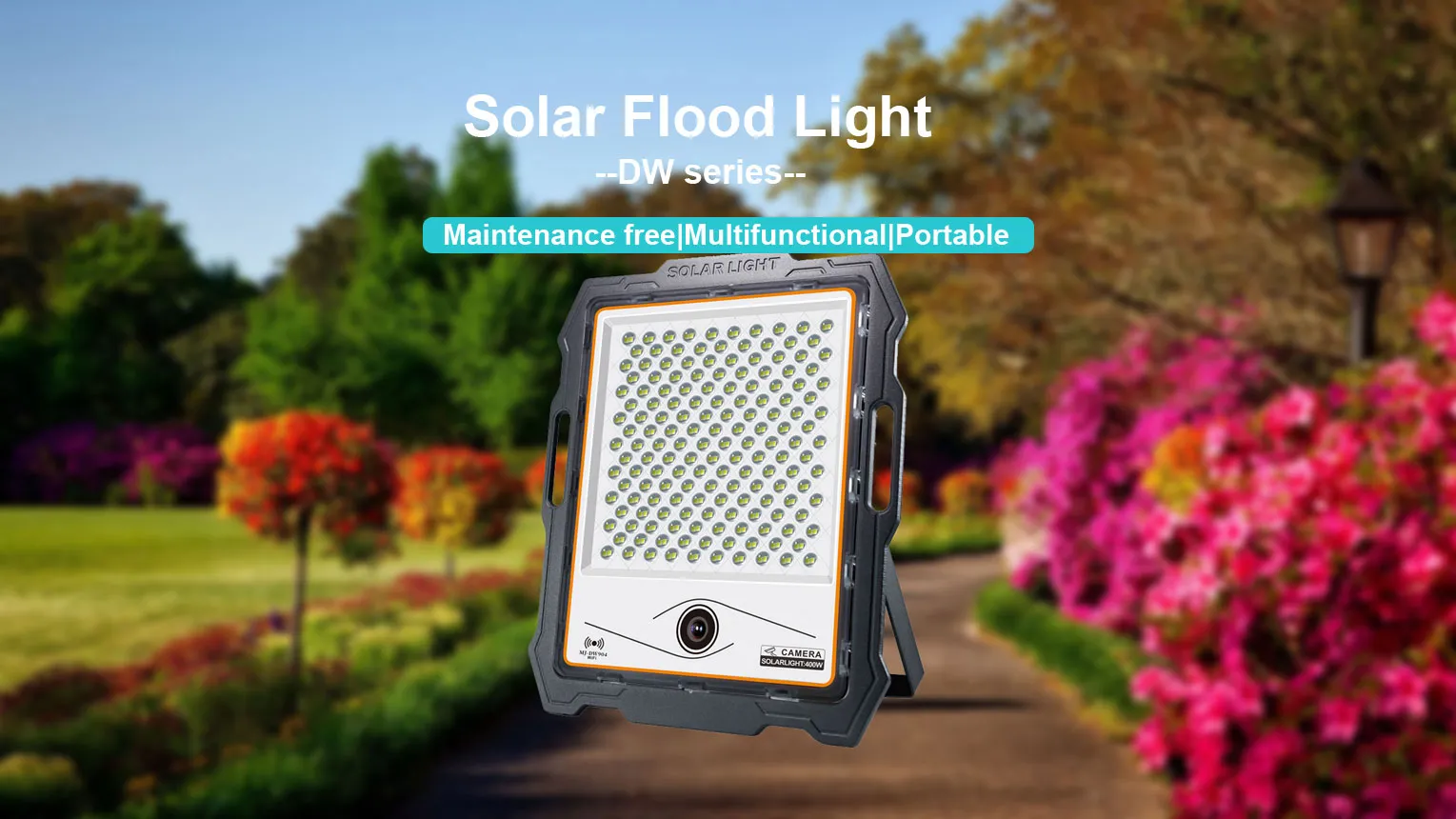 melinz one solar flood light dw series